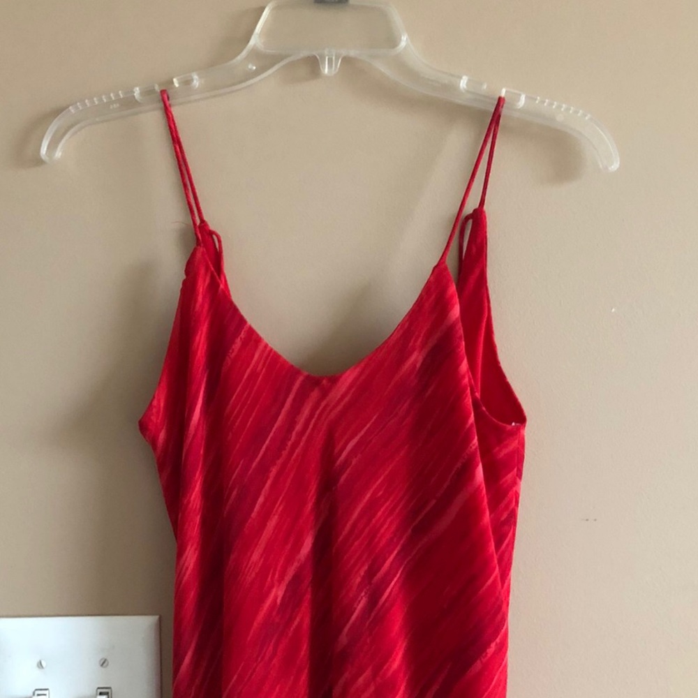 Betsy & Adam Red Maxi Dress